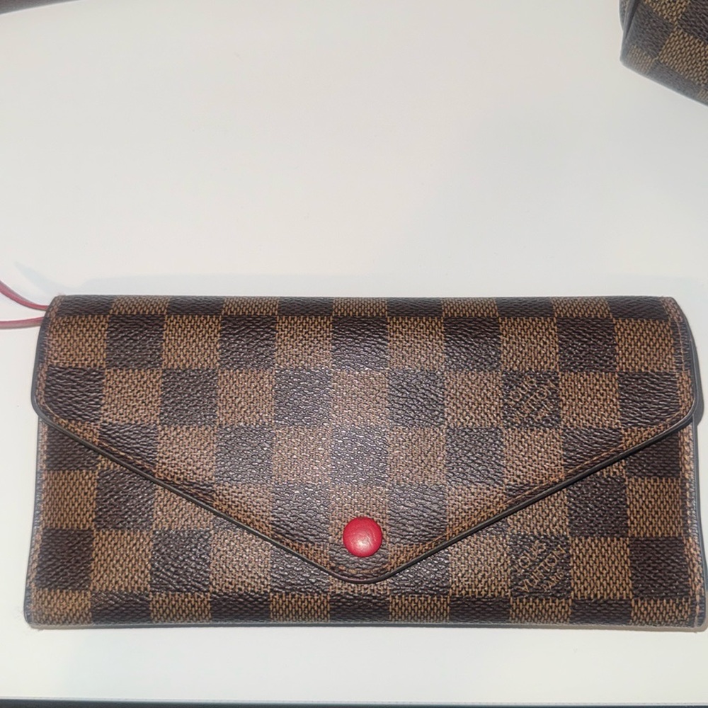 Authentic LV Damier Ebene Josephine Wallet